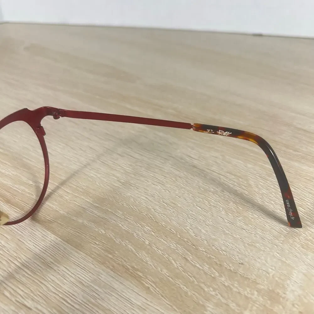 JF Rey JF2757 3000 Red Black Eyeglasses READ DESC 48-18-143 Frames Only